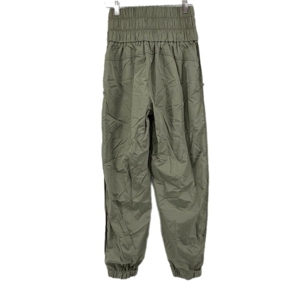 Free People Way Home Pants XS Olive Green High-Waisted Joggers - Picture 5 of 11